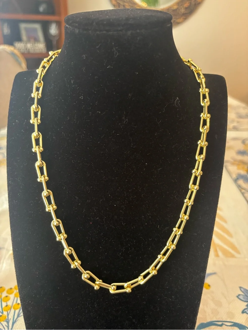 Gold Link Chain Necklace - Women’s Fashion Jewelry